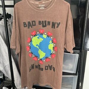Bad Bunny tour shirt